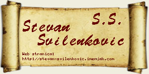 Stevan Svilenković vizit kartica